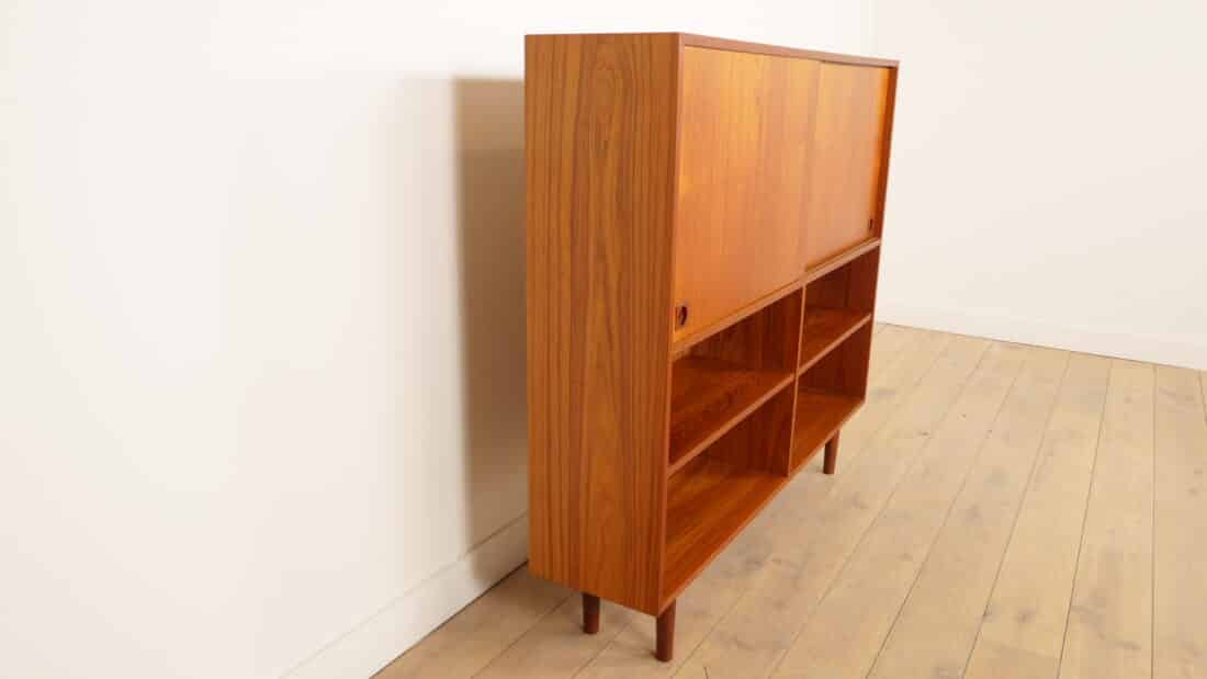 Vintage Wandkast Boekenkast Teak 1960s Vintage Wandkast Boekenkast Teak 1960s