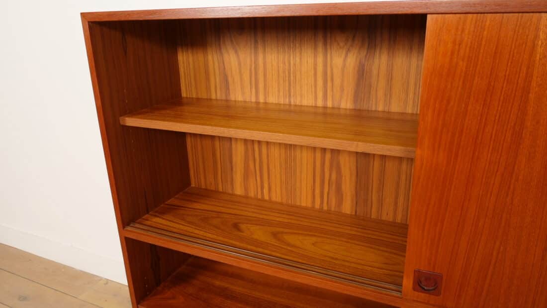 Vintage Wandkast Boekenkast Teak 1960s Vintage Wandkast Boekenkast Teak 1960s