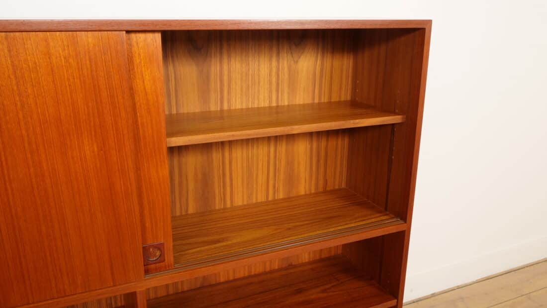Vintage Wandkast Boekenkast Teak 1960s Vintage Wandkast Boekenkast Teak 1960s