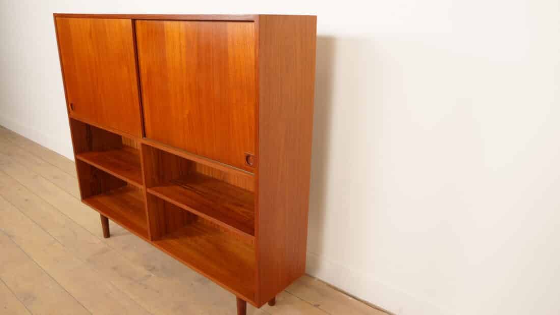Vintage Wandkast Boekenkast Teak 1960s Vintage Wandkast Boekenkast Teak 1960s
