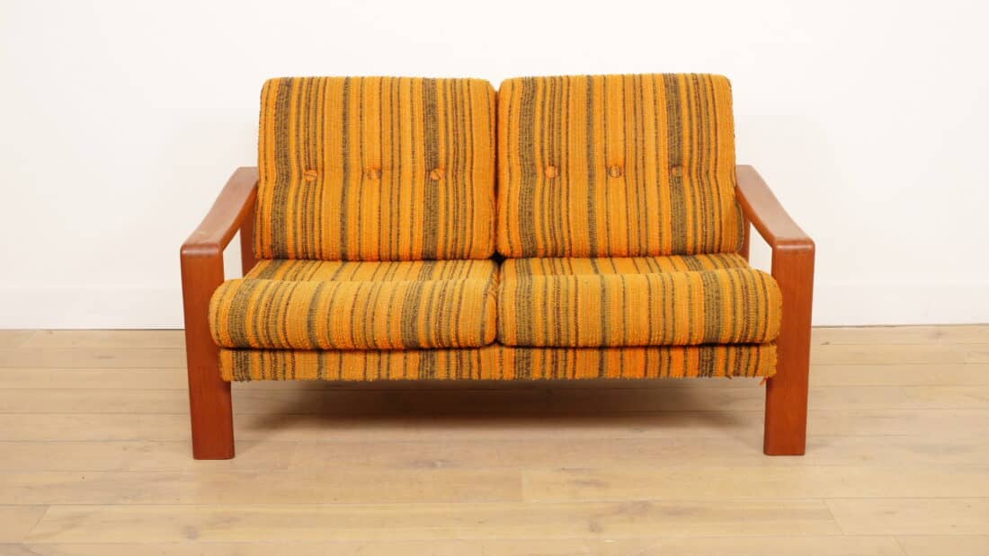 Vintage 2 Zits Bank Teak Retro