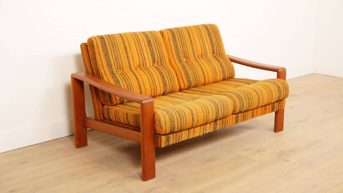 Vintage 2 Zits Bank Teak Retro