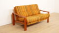Vintage 2-zits bank | Teak | Retro