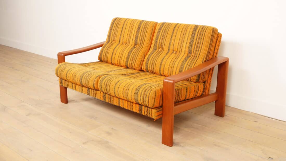 Vintage 2 Zits Bank Teak Retro