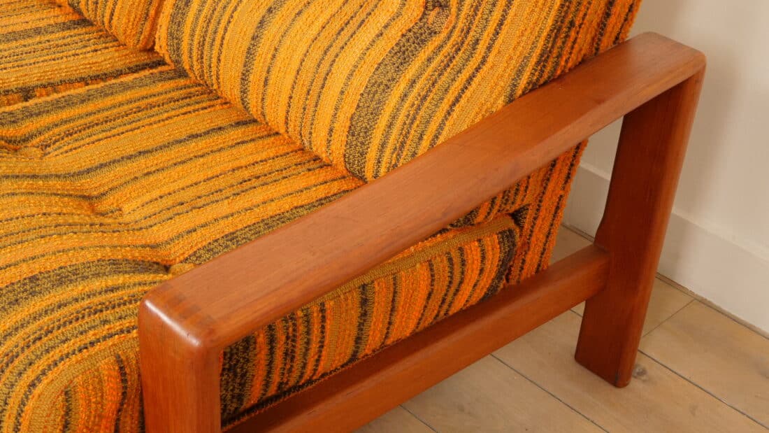 Vintage 2 Zits Bank Teak Retro