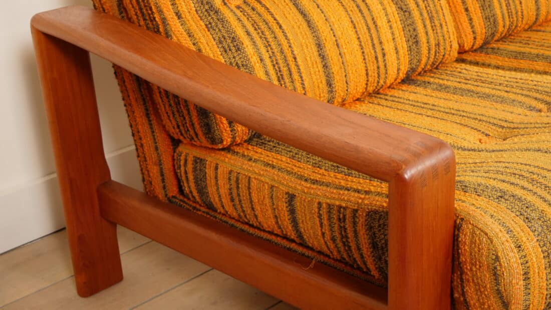 Vintage 2 Zits Bank Teak Retro