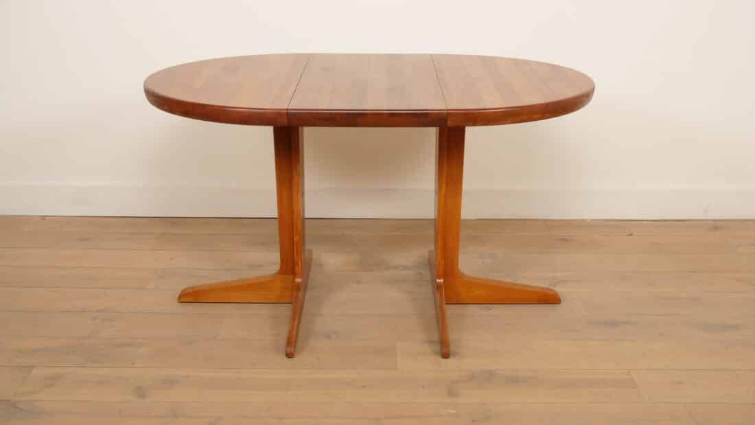 Compacte Vintage Ronde Eettafel Uitschuifbaar 90 Cm 8211 130 Cm