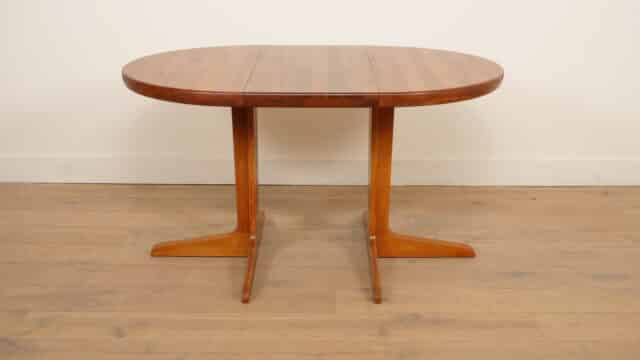 Compacte Vintage Ronde Eettafel Uitschuifbaar 90 Cm 8211 130 Cm