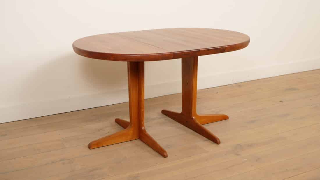 Compacte Vintage Ronde Eettafel Uitschuifbaar 90 Cm 8211 130 Cm