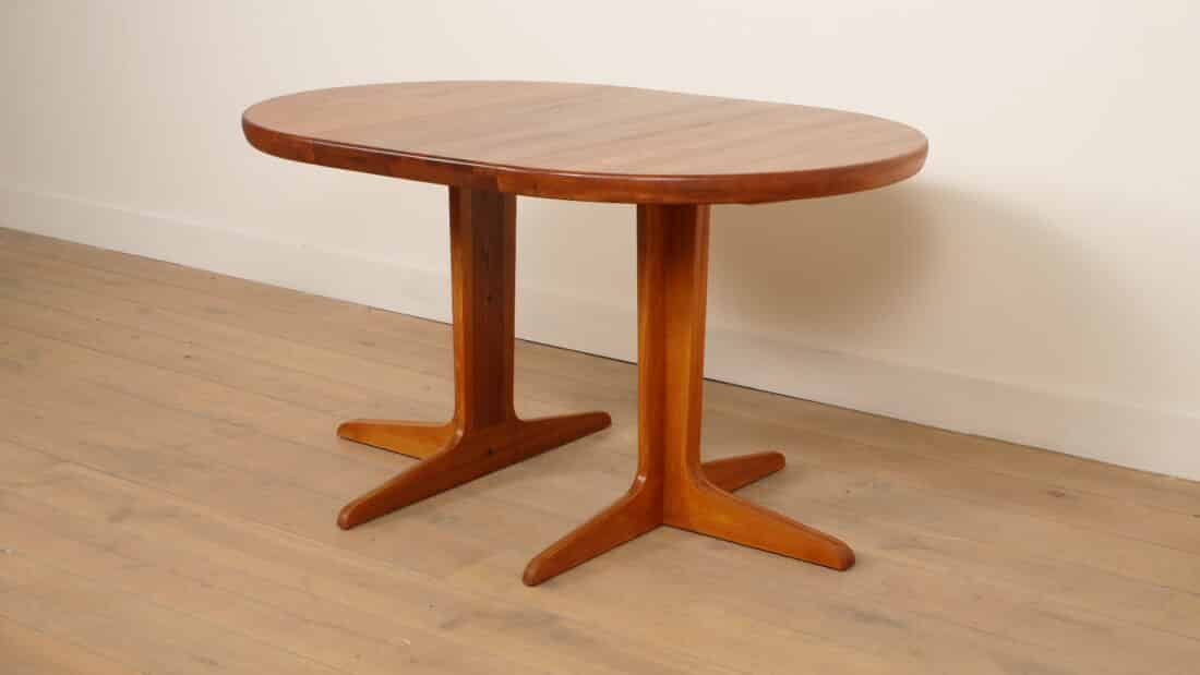 Compacte Vintage Ronde Eettafel Uitschuifbaar 90 Cm 8211 130 Cm