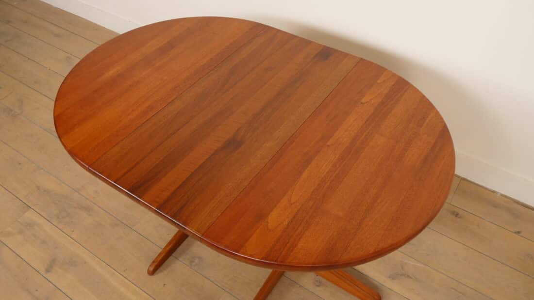 Compacte Vintage Ronde Eettafel Uitschuifbaar 90 Cm 8211 130 Cm