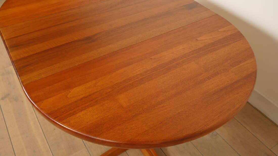 Compacte Vintage Ronde Eettafel Uitschuifbaar 90 Cm 8211 130 Cm