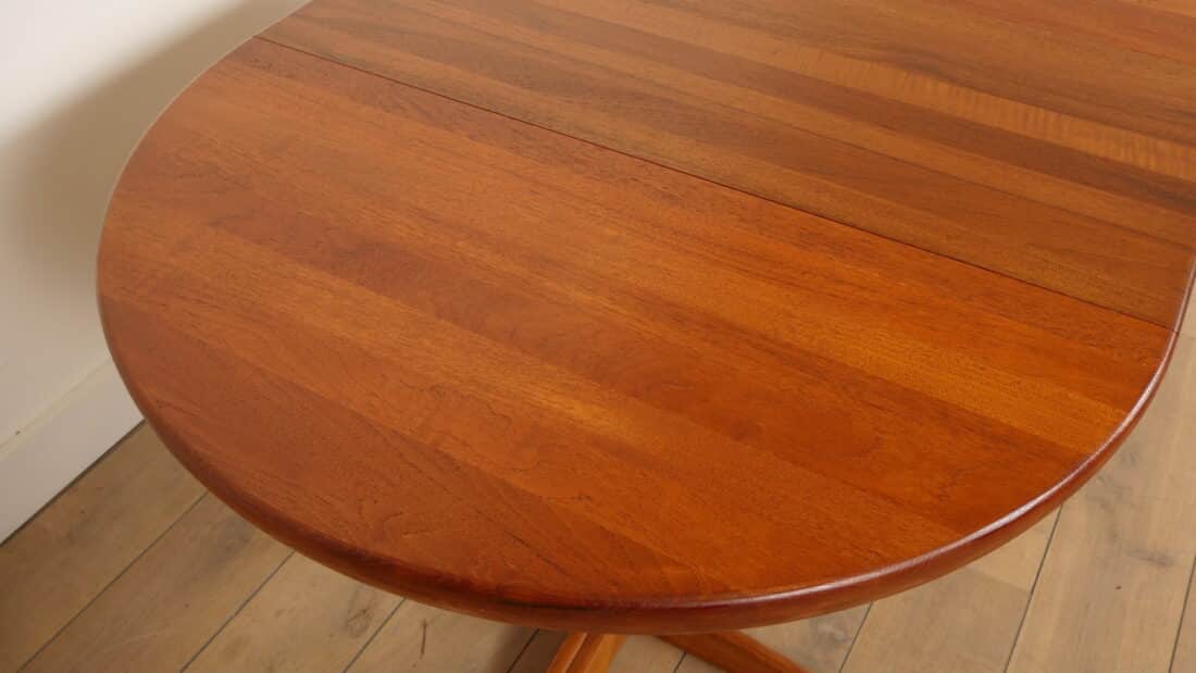 Compacte Vintage Ronde Eettafel Uitschuifbaar 90 Cm 8211 130 Cm