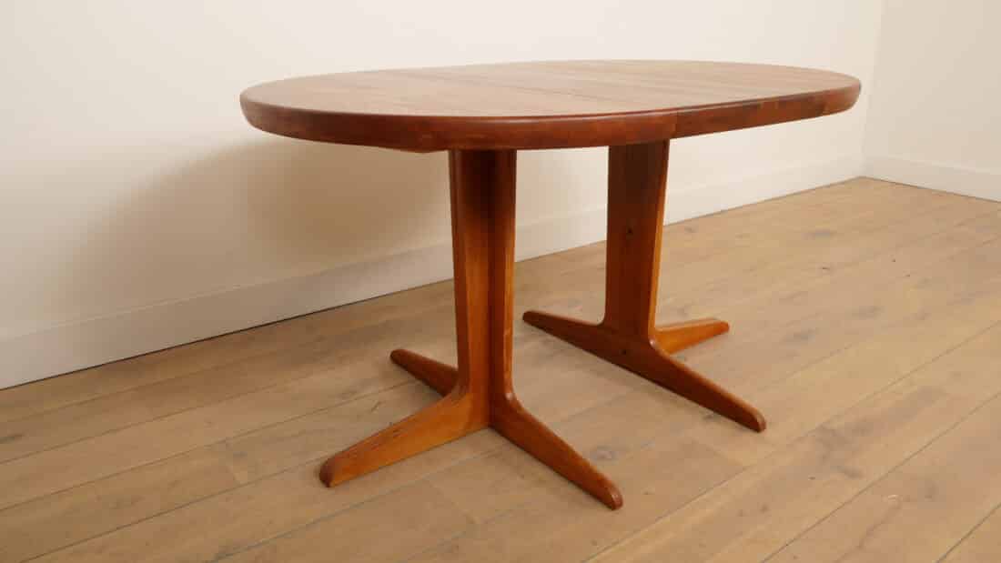 Compacte Vintage Ronde Eettafel Uitschuifbaar 90 Cm 8211 130 Cm