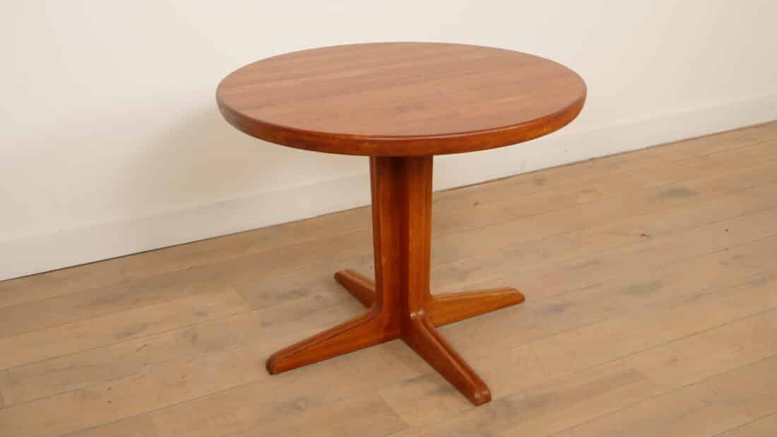 Compacte Vintage Ronde Eettafel Uitschuifbaar 90 Cm 8211 130 Cm