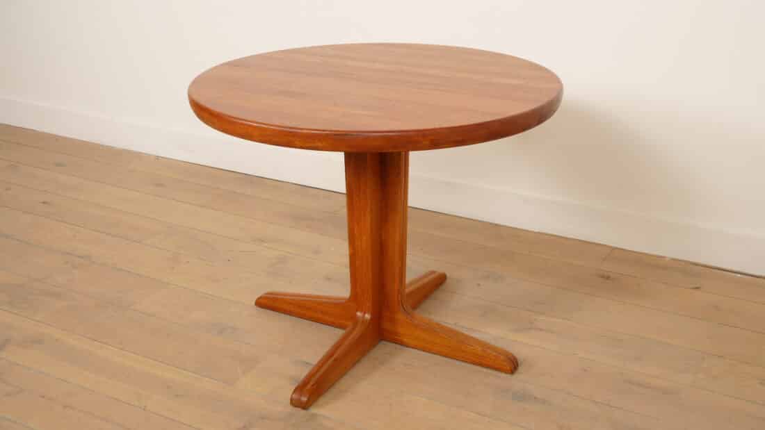 Compacte Vintage Ronde Eettafel Uitschuifbaar 90 Cm 8211 130 Cm