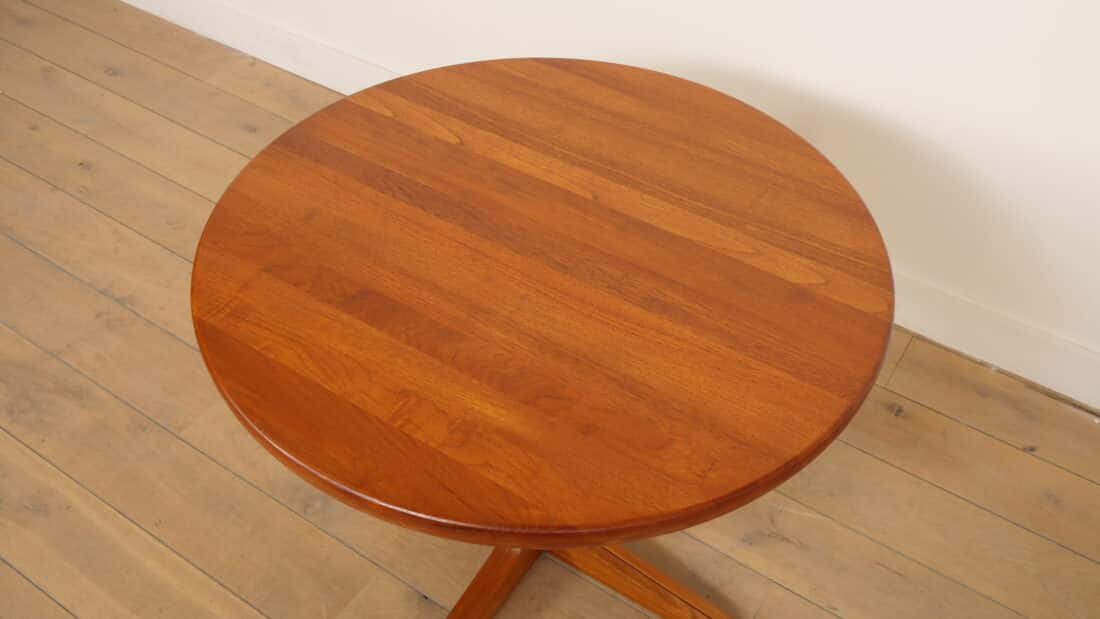 Compacte Vintage Ronde Eettafel Uitschuifbaar 90 Cm 8211 130 Cm