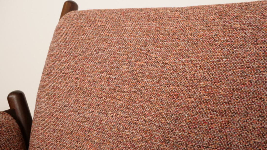 Set Van 2 Vintage Fauteuils Illum Wikkels Voor Silkeborg Model Genius Mahonie