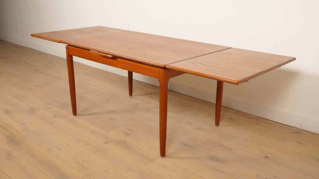 Vintage Eettafel Teak Uitschuifbaar 130 Cm Vintage Eettafel Teak Uitschuifbaar 130 Cm