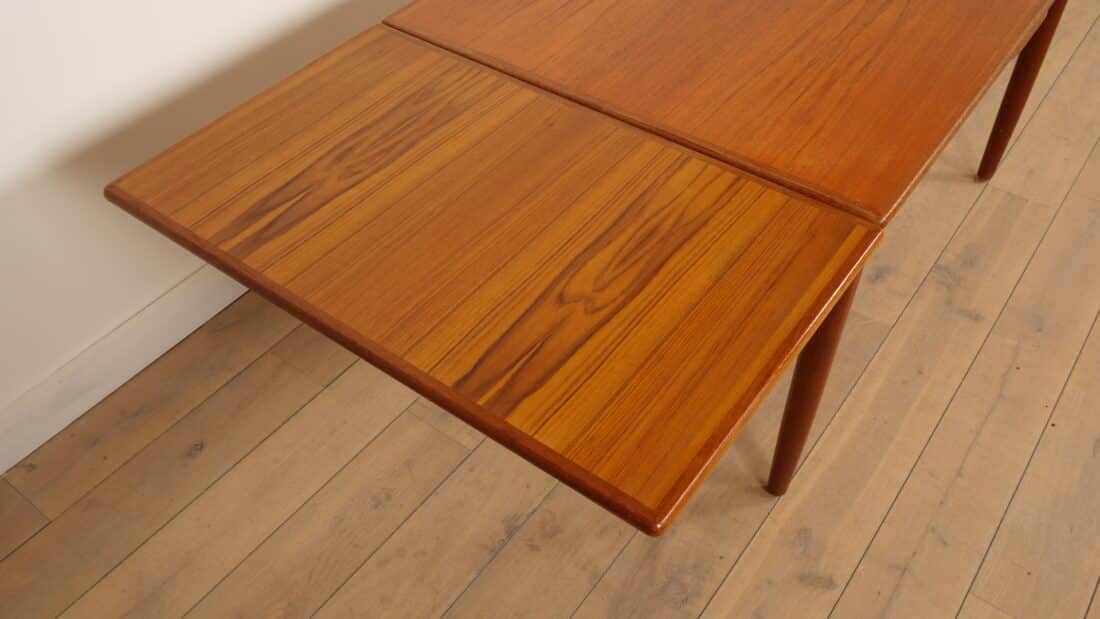 Vintage Eettafel Teak Uitschuifbaar 130 Cm Vintage Eettafel Teak Uitschuifbaar 130 Cm
