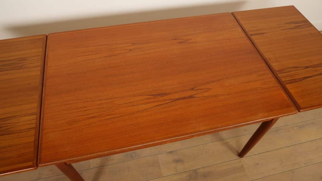 Vintage Eettafel Teak Uitschuifbaar 130 Cm Vintage Eettafel Teak Uitschuifbaar 130 Cm