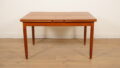 Vintage eettafel | teak | Uitschuifbaar | 130 cm