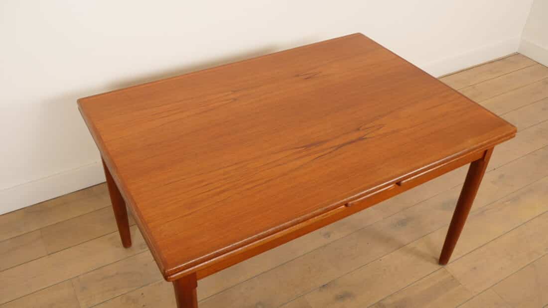 Vintage Eettafel Teak Uitschuifbaar 130 Cm Vintage Eettafel Teak Uitschuifbaar 130 Cm
