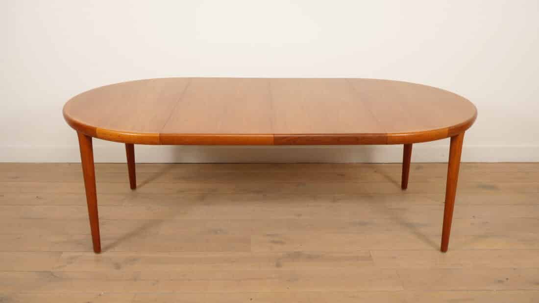 Vintage Ronde Eettafel Teak Uitschuifbaar 120 8211 220 Cm