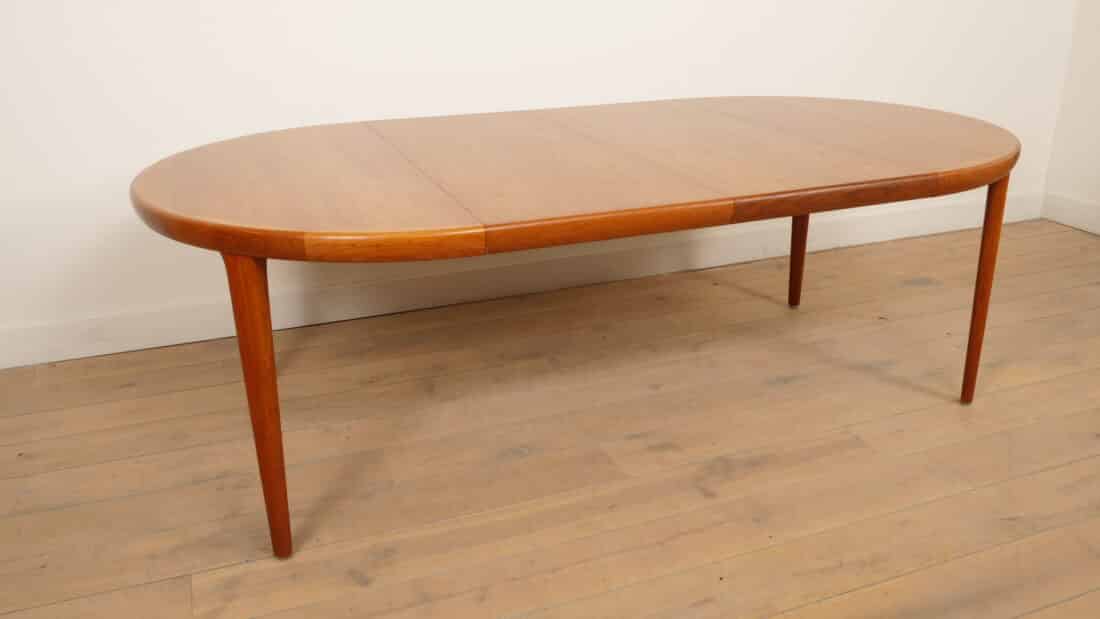Vintage Ronde Eettafel Teak Uitschuifbaar 120 8211 220 Cm