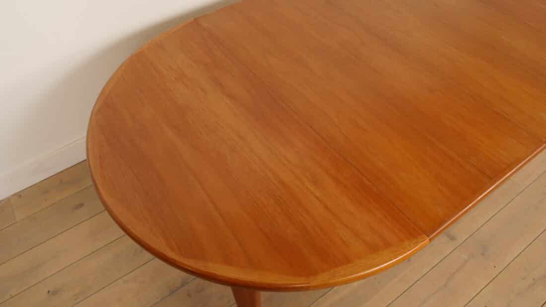 Vintage Ronde Eettafel Teak Uitschuifbaar 120 8211 220 Cm