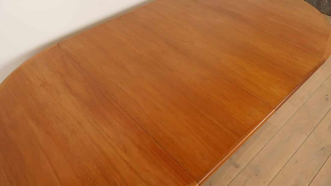 Vintage Ronde Eettafel Teak Uitschuifbaar 120 8211 220 Cm