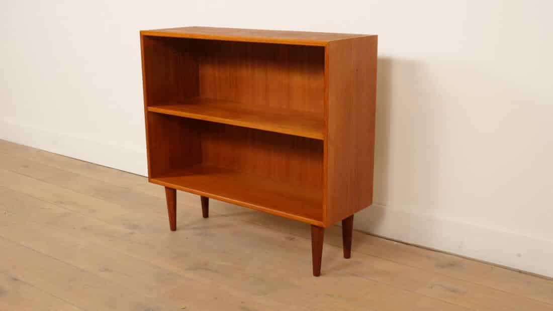 Vintage Boekenkastje Teak 85 Cm
