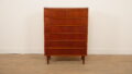 Vintage Deense ladekast | Teak | 6 lades | 108 cm