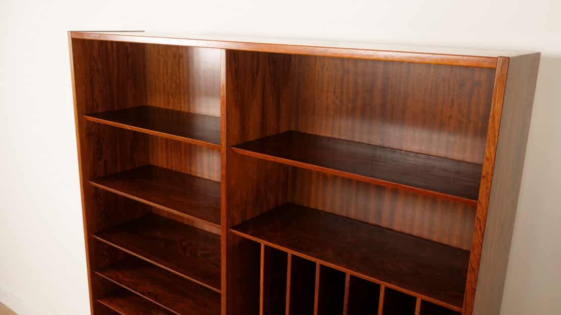 Vintage Highboard Boekenkast Platenkast Palissander Hundevad Voor Omann Jun