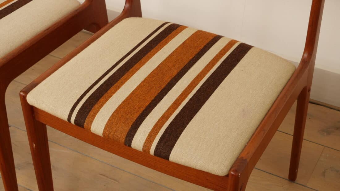 Set Van 4 Eetkamerstoelen Teak Johannes Andersen