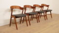 4 x eetkamerstoelen | Korup Stolefabrik | KS 21|  Opnieuw gestoffeerd