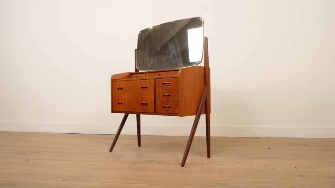 Vintage Kaptafel Deens Design Teak Vintage Kaptafel Deens Design Teak