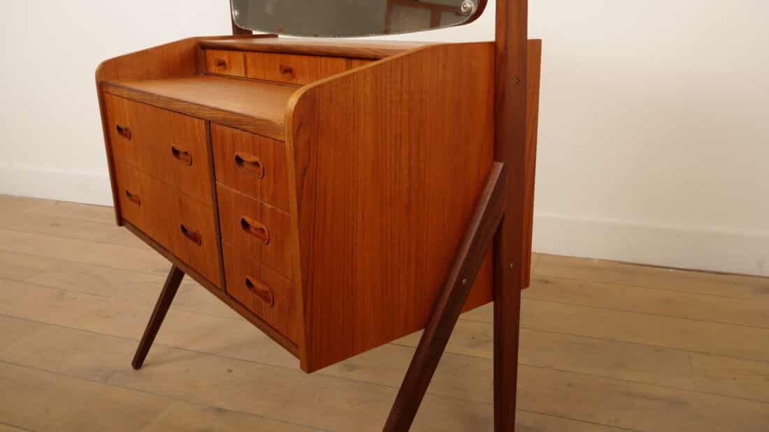 Vintage Kaptafel Deens Design Teak Vintage Kaptafel Deens Design Teak