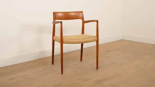 Eetkamerstoel Niels Otto Mller Model Nr 57 Gerestaureerd