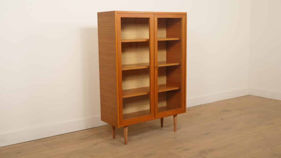 Vintage Wandkast Servieskast Vitrinekast Teak Vintage Wandkast Servieskast Vitrinekast Teak