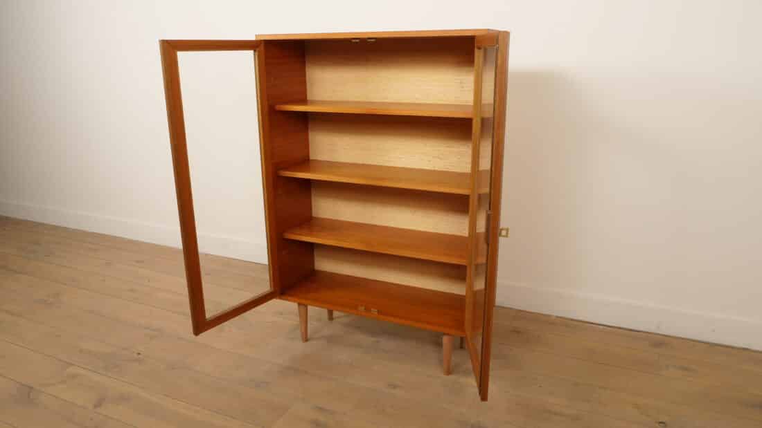 Vintage Wandkast Servieskast Vitrinekast Teak Vintage Wandkast Servieskast Vitrinekast Teak