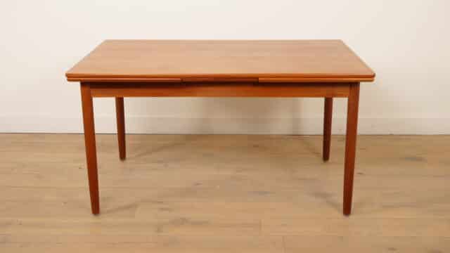 Vintage Eettafel Teak Uitschuifbaar 140 Cm