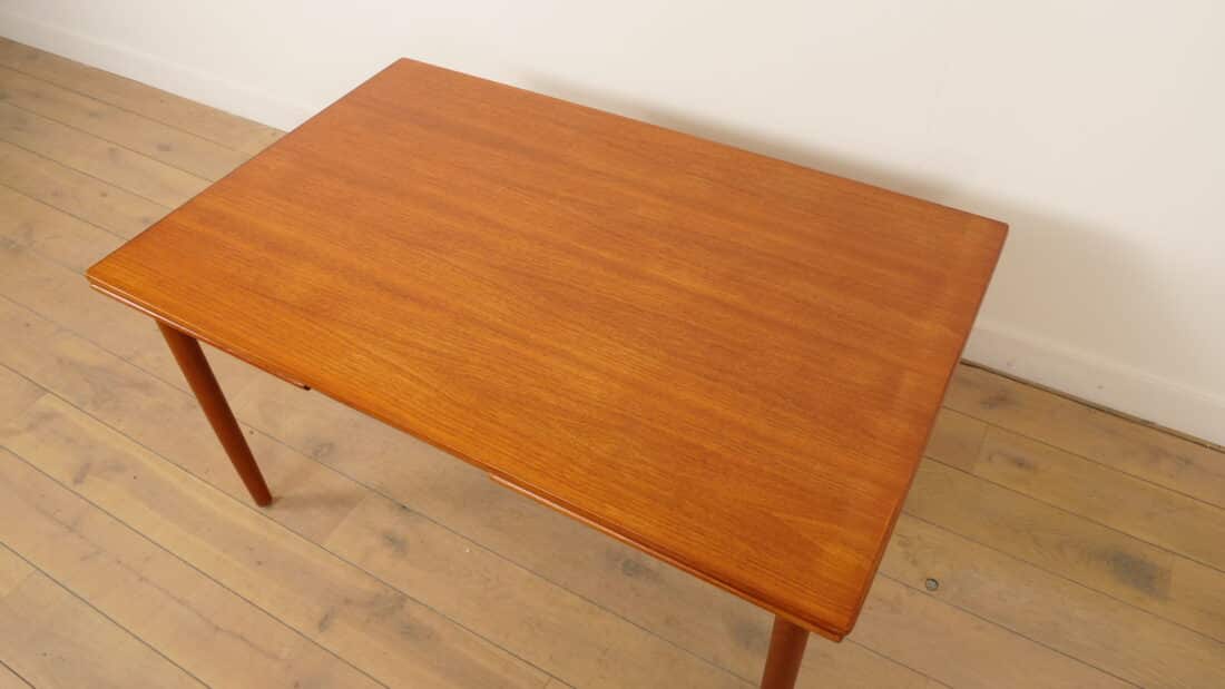 Vintage Eettafel Teak Uitschuifbaar 140 Cm