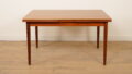 Vintage eettafel | teak | Uitschuifbaar | 130 cm