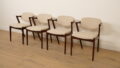 Set van 4 eetkamerstoelen | Kai Kristiansen | Z-chair - model 42 | Palissander