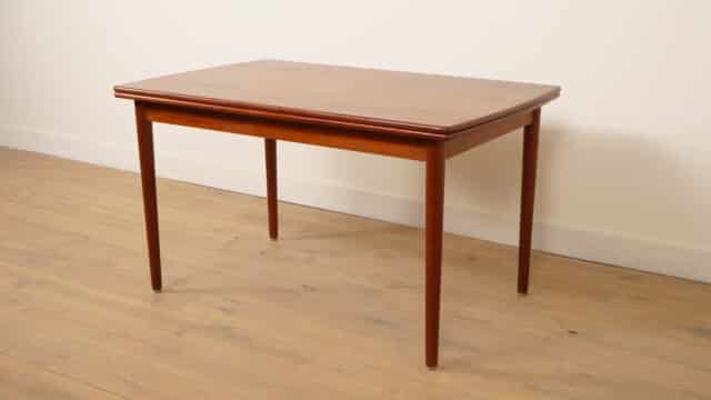 Vintage Eettafel Uitschuifbaar Teak Bootmodel