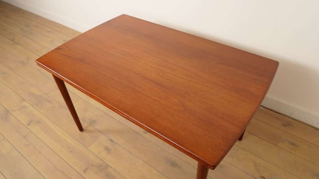 Vintage Eettafel Uitschuifbaar Teak Bootmodel Vintage Eettafel Uitschuifbaar Teak Bootmodel