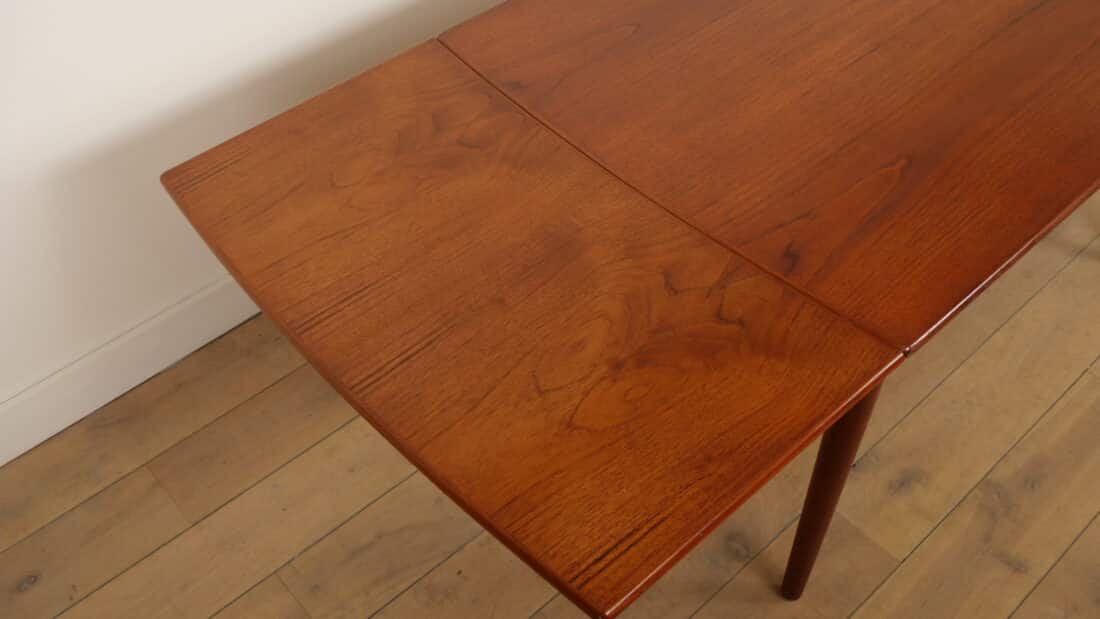 Vintage Eettafel Uitschuifbaar Teak Bootmodel Vintage Eettafel Uitschuifbaar Teak Bootmodel