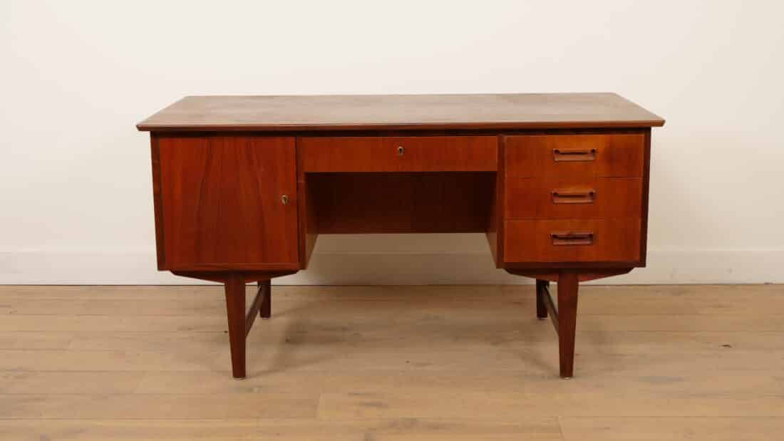 Vintage Bureau Deens Teak Mid Century