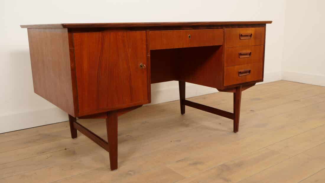 Vintage Bureau Deens Teak Mid Century